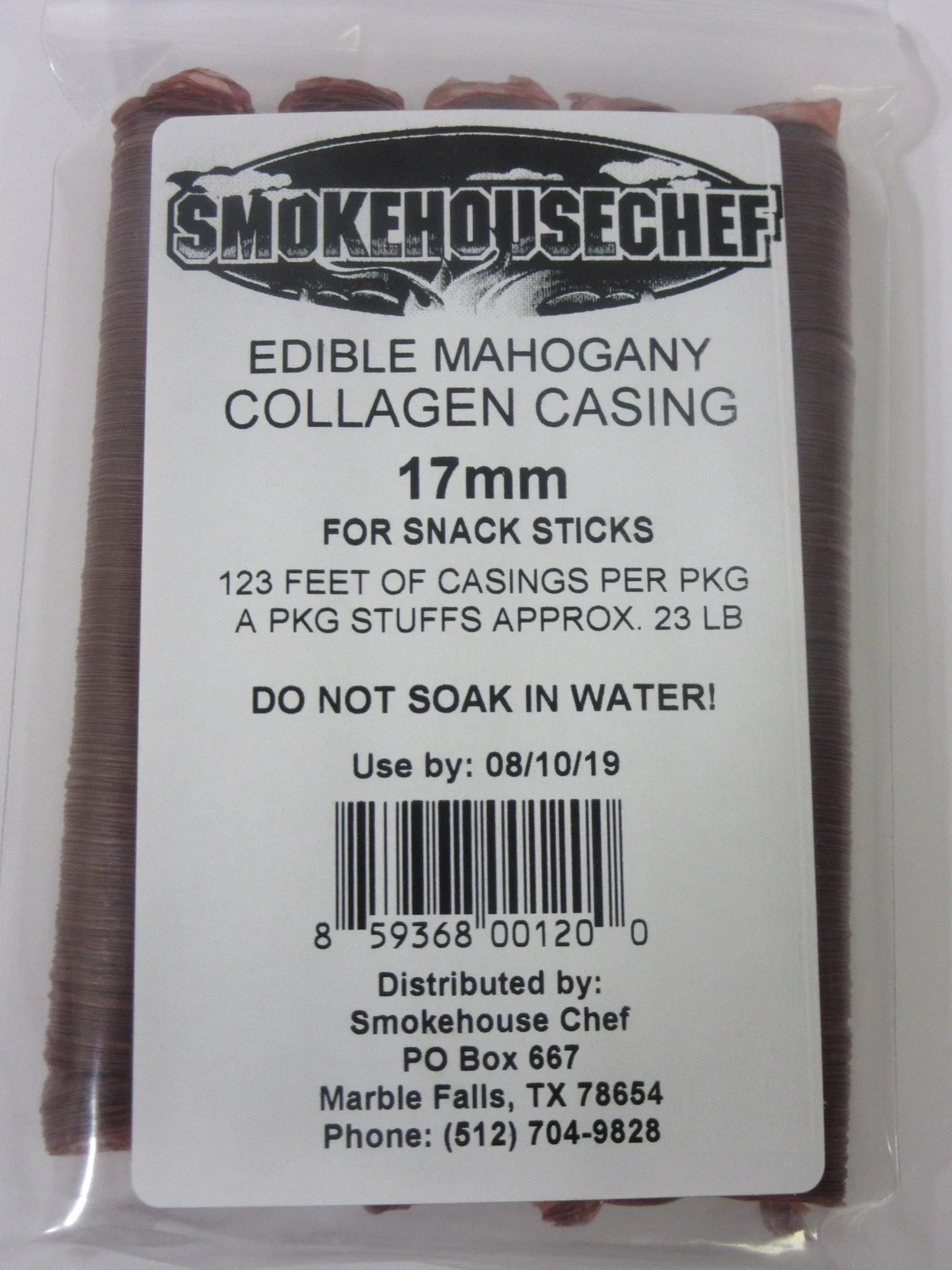 17 mm SLIM snack stick casings for homemade Jim sausage. Just add beef,