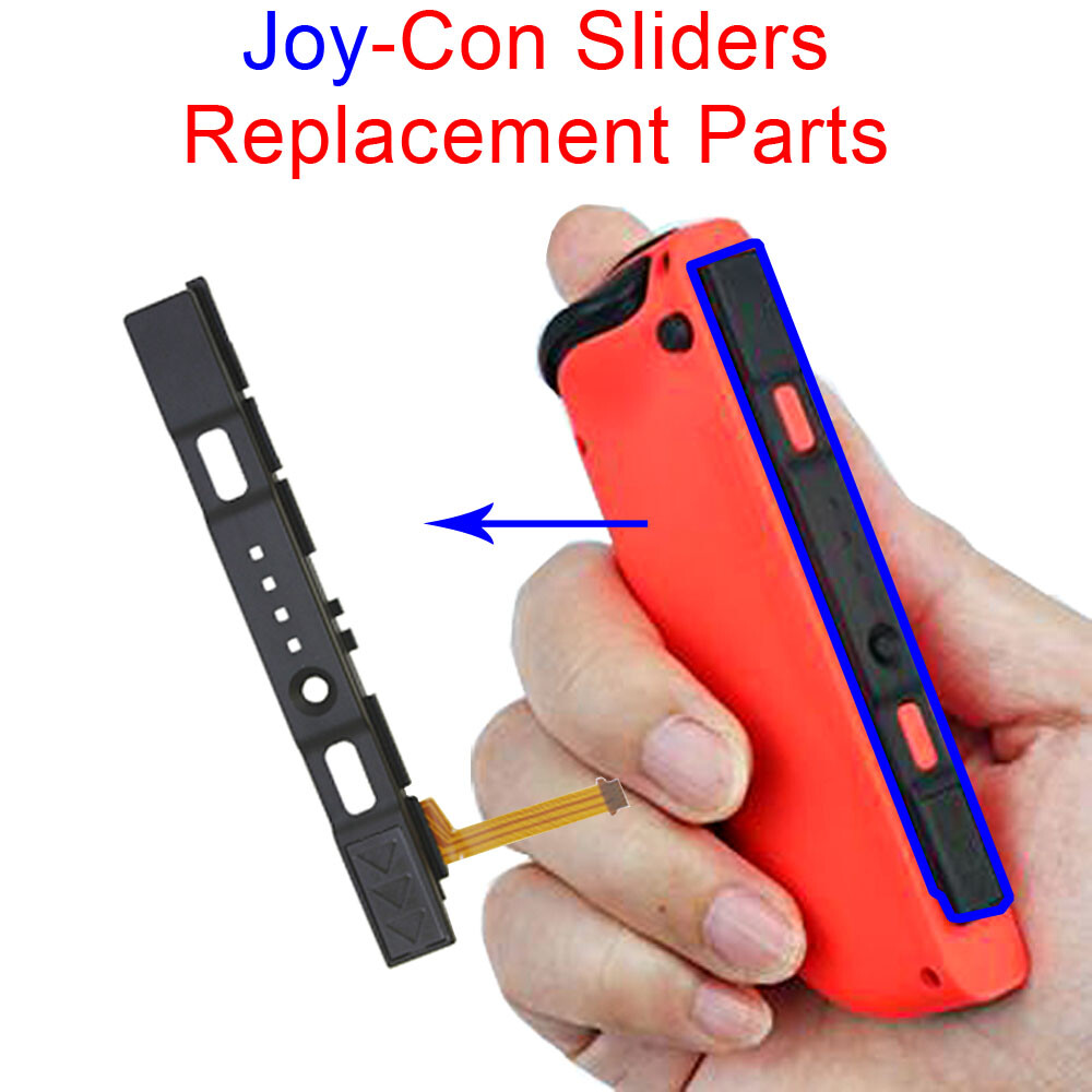 New Left Right Slider sliding rail with Flex Cable for Nintendo Switch Console