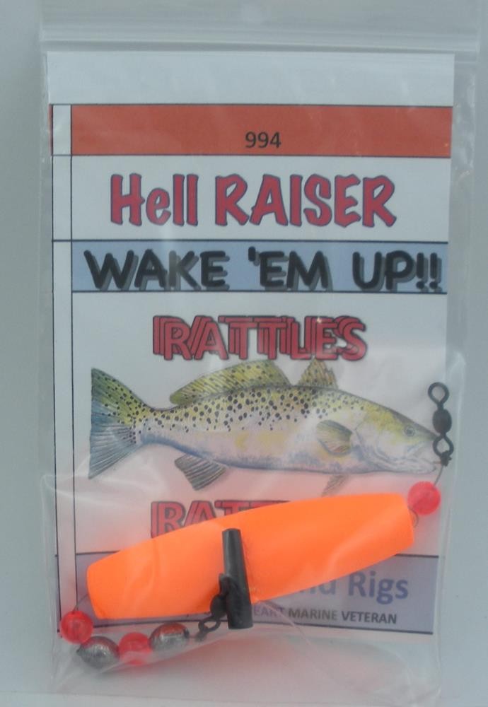 Model 994 Hellraiser Flounder Rattler Orange Float Rig