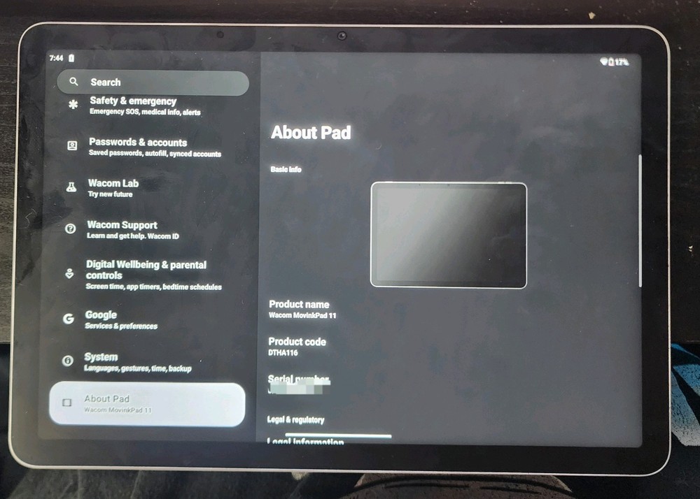 Wacom Movink Pad 11