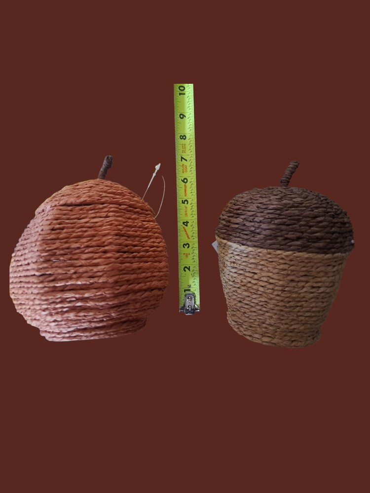 Pumkin, Acorn Wicker Baskets