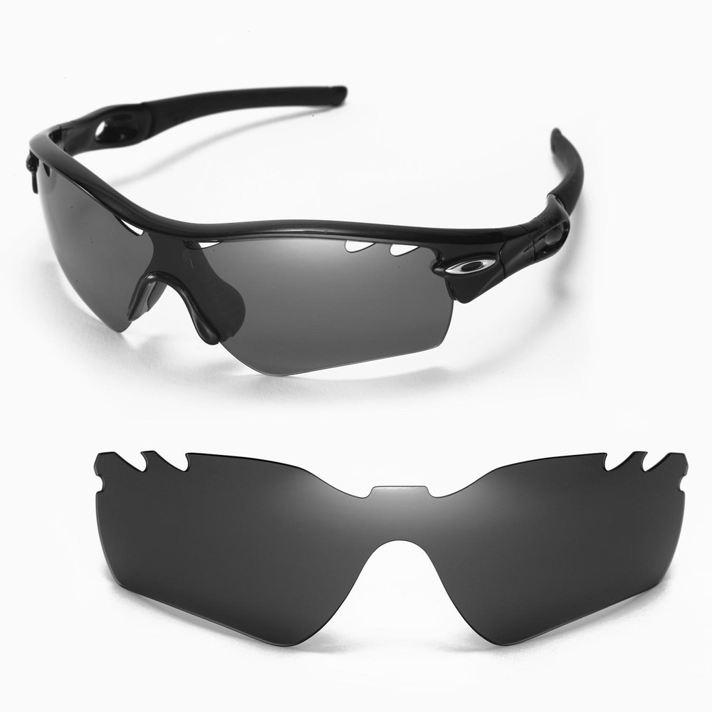 New Walleva Black Vented Replacement Lenses For Oakley Radar Path Sunglasses
