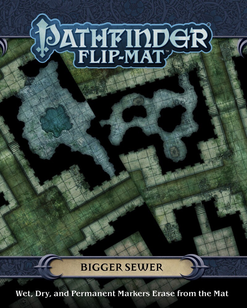Pathfinder (RPG) Flip-Mat: Bigger Sewer