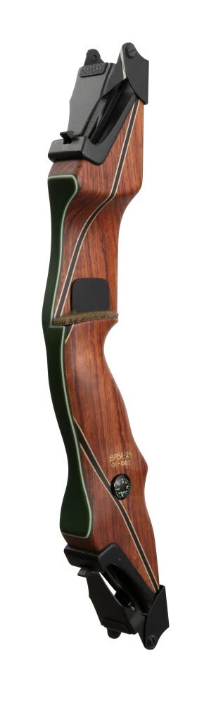 Bear Archery B Riser TD Bubinga With Green Glass (RISER ONLY)