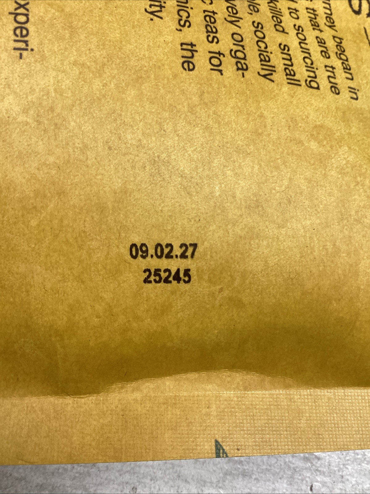 Lot of 2 Davidson's Organic Loose Leaf Tea 16oz Bag, Earl Gray exp 09/02/2027