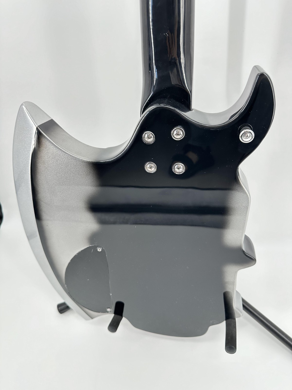 Us Warehouse Axe Bass Gene Simmons Electric Guitar Bass Black 4 Strings