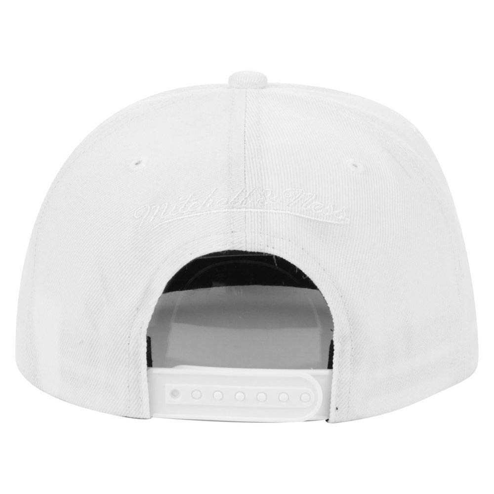 Mitchell & Ness Blank Classic Snapback Cap One Size White