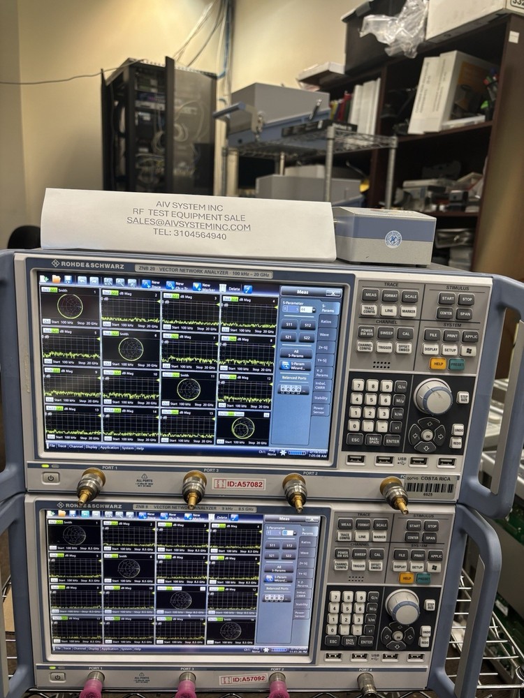R&S ZNB8: Vector Network Analyzer, 9kHz - 8.5GHz,4Port