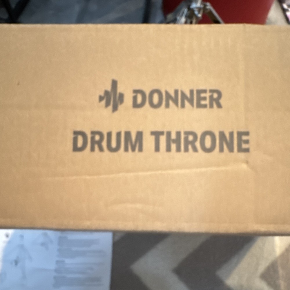 Donner Adjustable Height Drum Throne EC1200, Adjustable Drum Throne for Drum