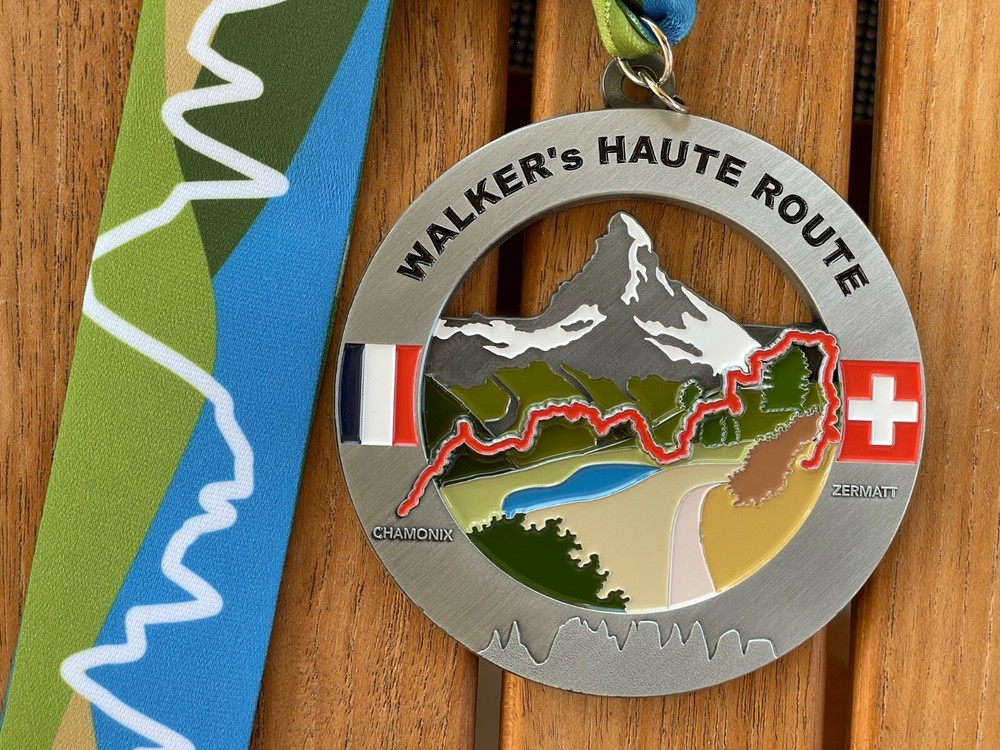Walkers Haute Route Medal