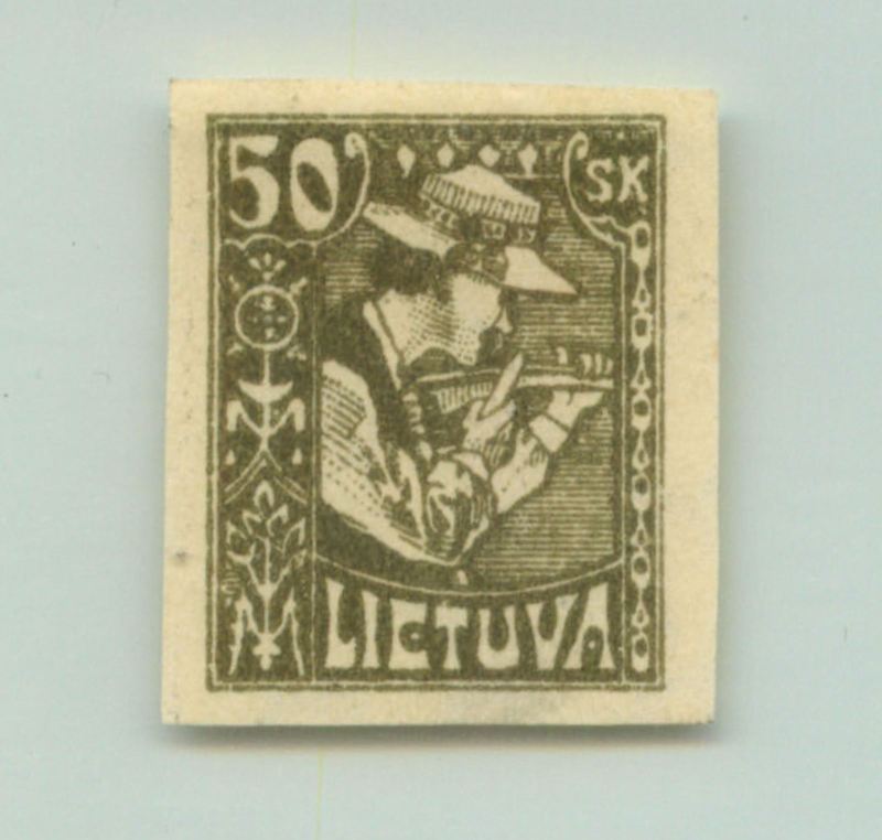 Lithuania 🇱🇹 1920 SC 102a mint imperf . e7120