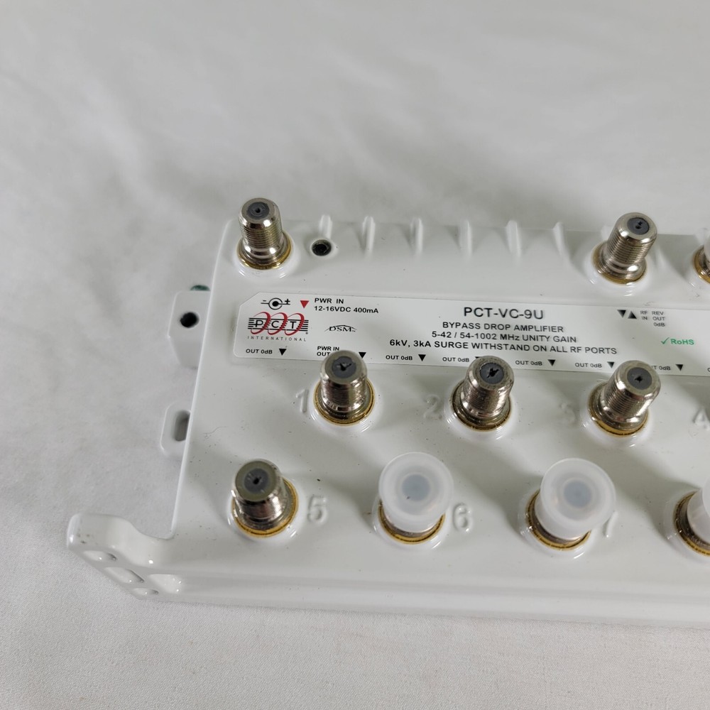 8 Output Bypass Drop Amplifier PCT-VC-9P (AMP ONLY)