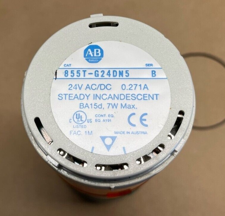 Allen-Bradley 855T-G24DN5 Stack Light Assembly SER B