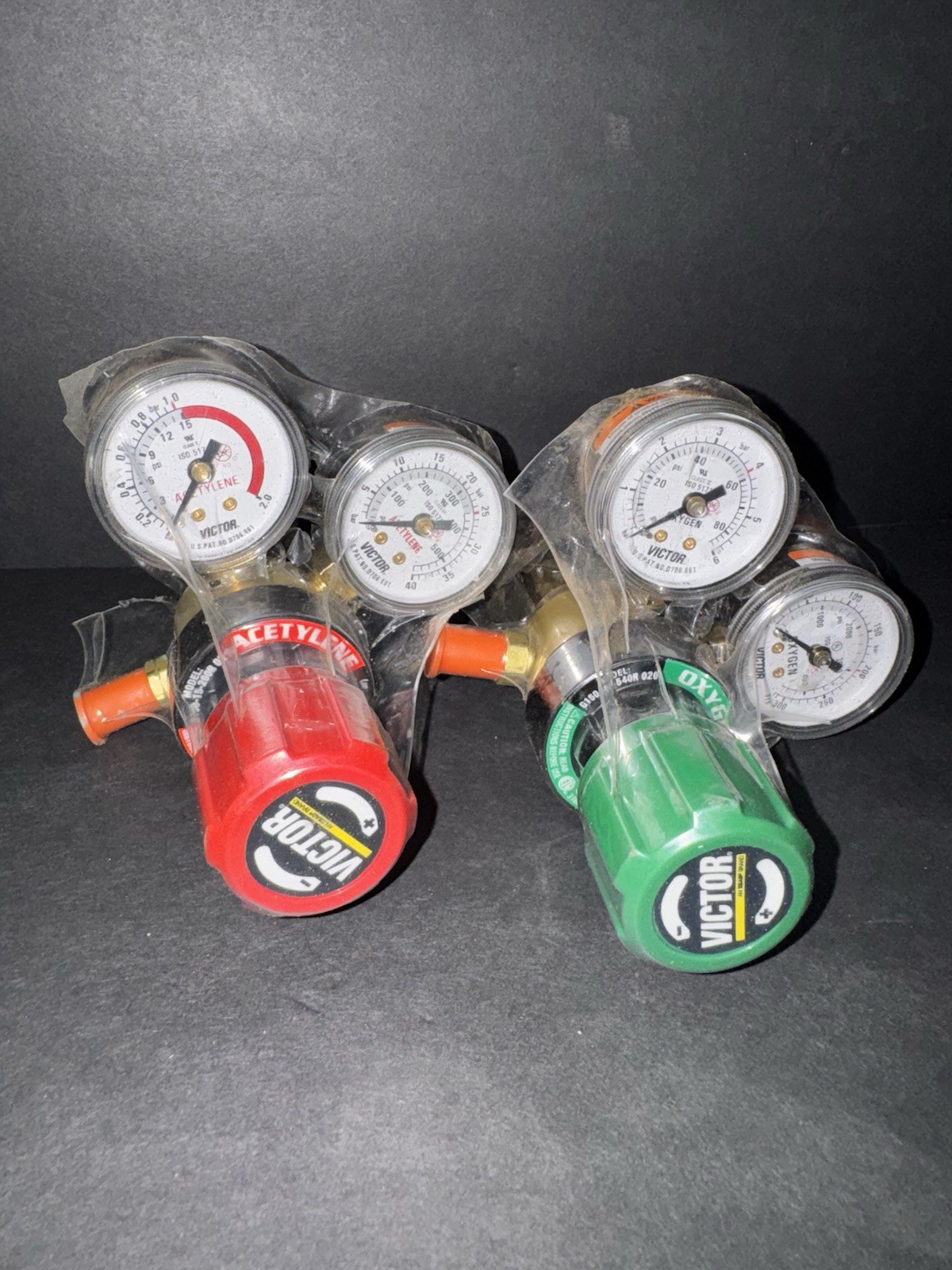 Victor Regulator Set Oxygen And Acetylene 1.5 Inch