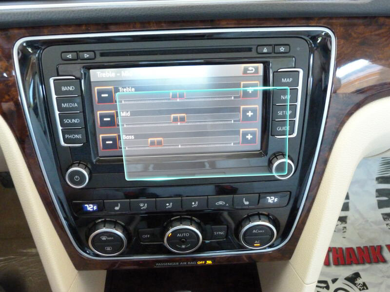 Crystal Clear Screen Protector for 2012 Volkswagen Passat SEL Navigation