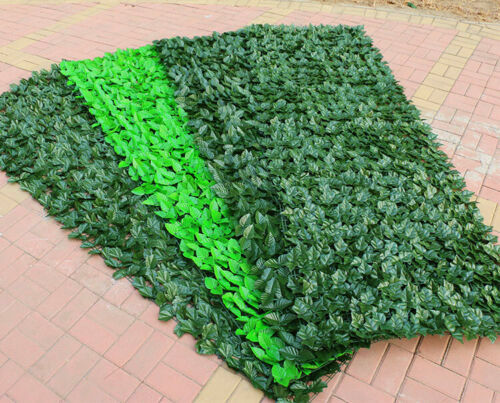 Artificial Faux Ivy Leaf Privacy Fence Screen Decor Panels Outdoor Balcony Hedge