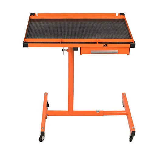 ES8 Heavy duty Adjustable Work Table with drawers, Rolling Tool Tray with