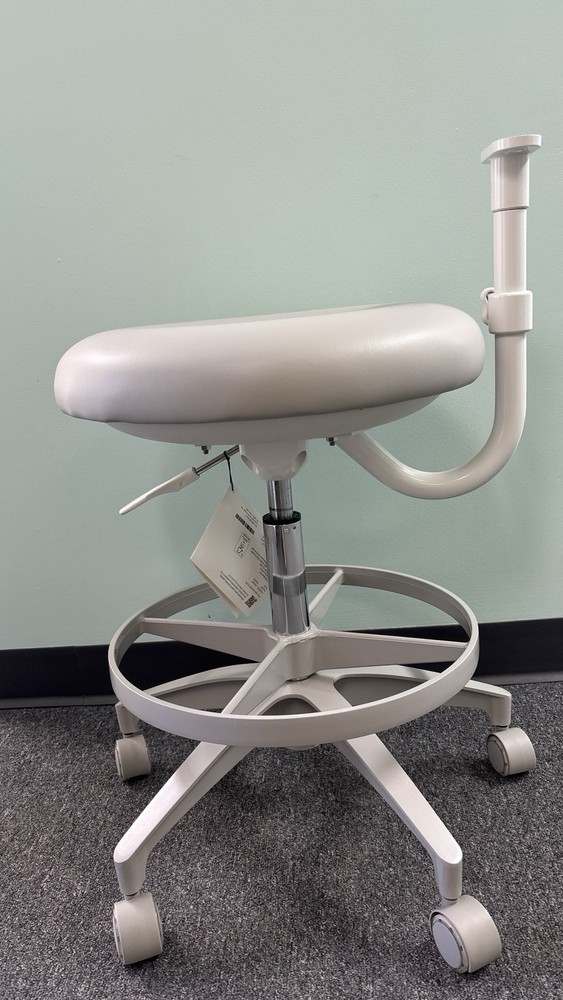 New Light Grey Adec A-dec 422 Assistant’s Stool with Adjustable Height