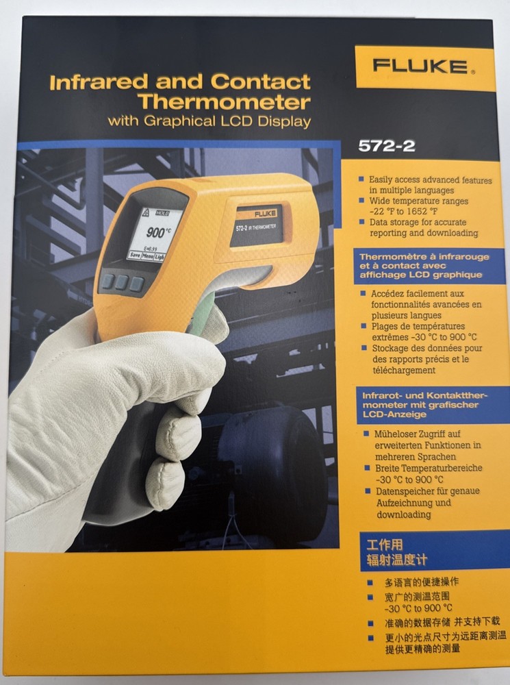 Fluke 572-2 High-Temperature Infrared Thermometer