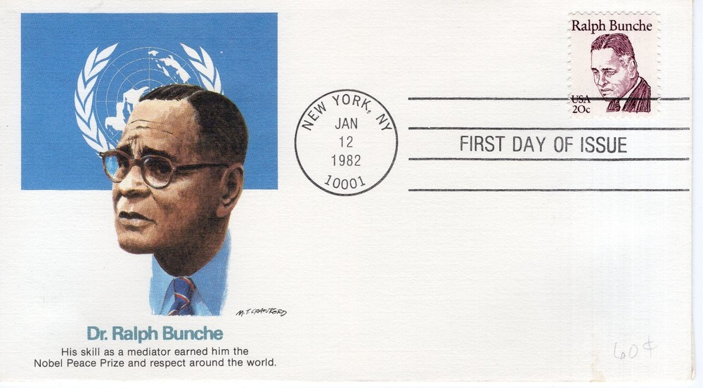DR. RALPH BUNCHE  -  1982 - FW825