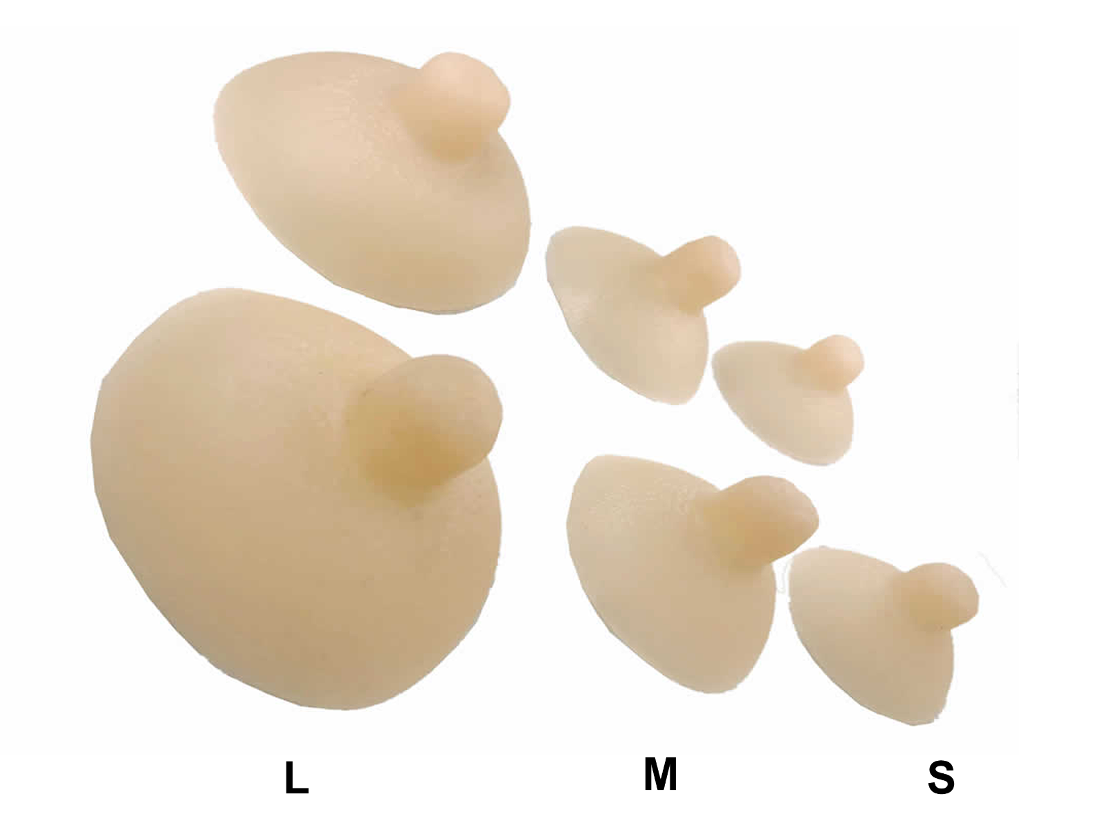 BIMEI Silicone Adhesive Nipples Attachable , Reusable for Crossdress, Drag Queen