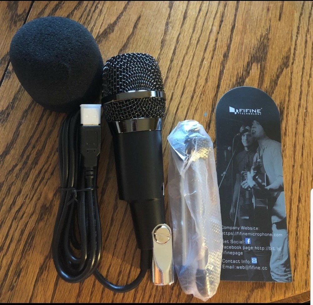 Fifine USB Plug And Play Condenser Microphone, K668