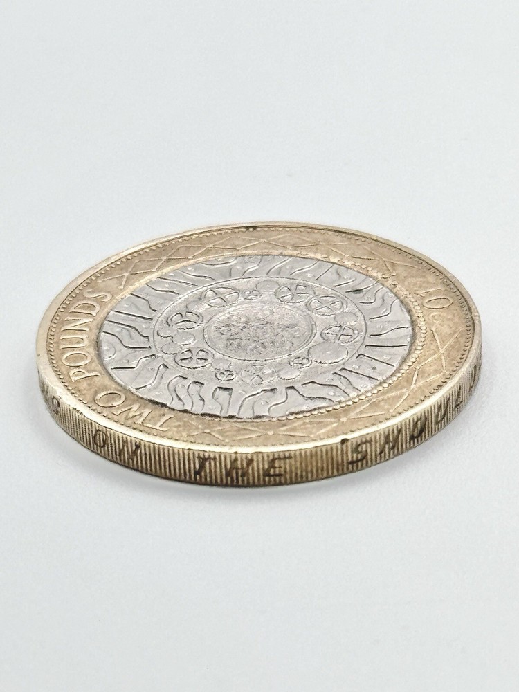 RARE 2012 Queen £2 Two Pound Error Coin Rim Upside Down
