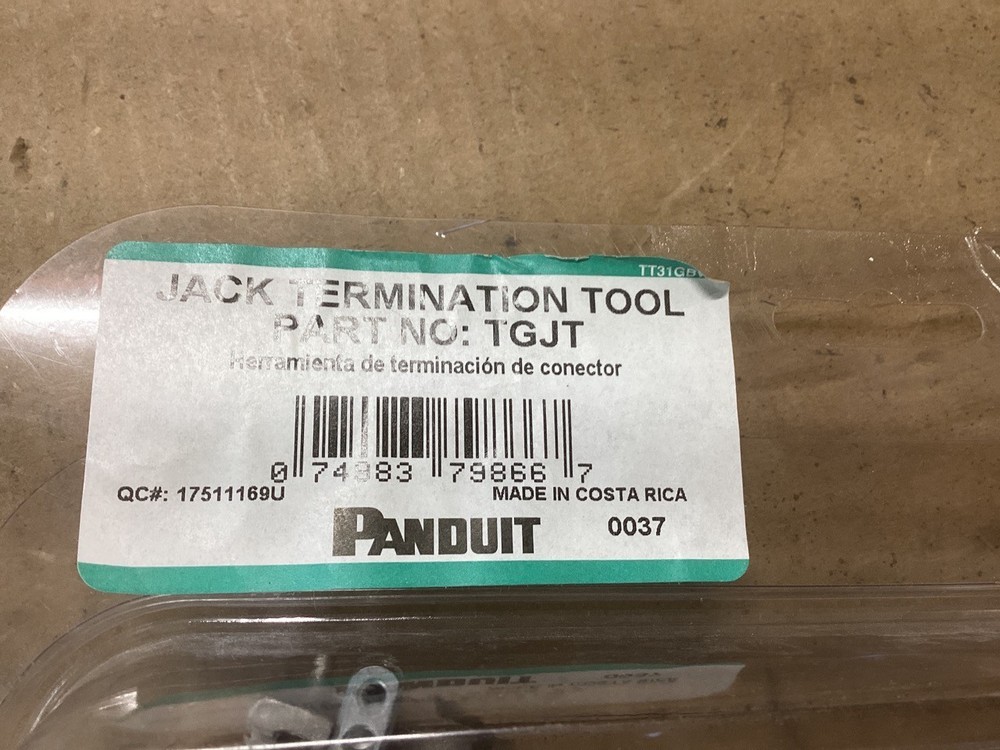 Panduit TGJT Jack Termination Tool