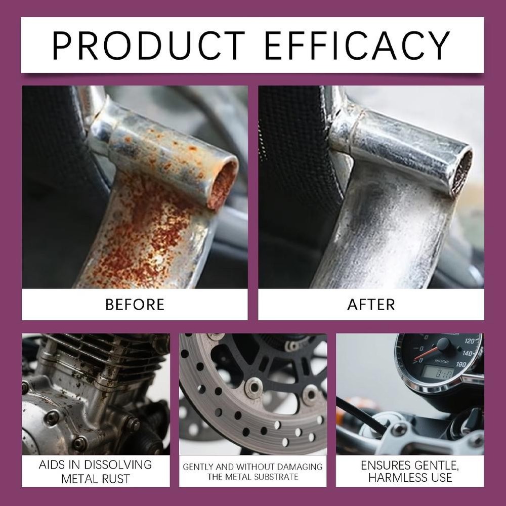 Car Rust Removal Spray Rust Remover Rust Inhibitor Derusting Spray Multipurpos ☆