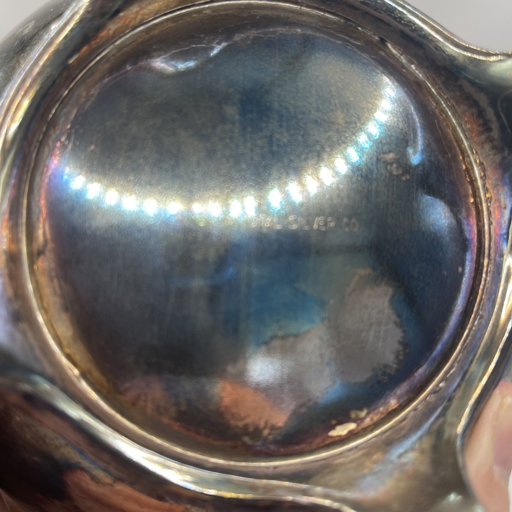 Silver plated water pitcher