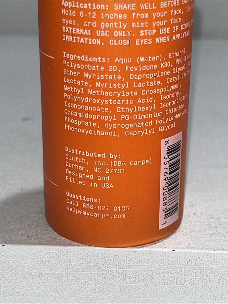 Carpe Instant Matte Setting Spray 2.7oz, New Missing Caps