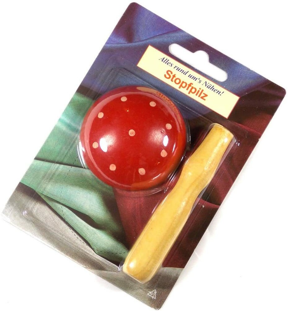 Wooden stuffing mushroom, colored painted