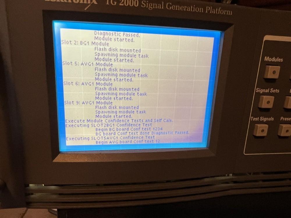 Tektronix TG 2000 Signal Generation Platform.