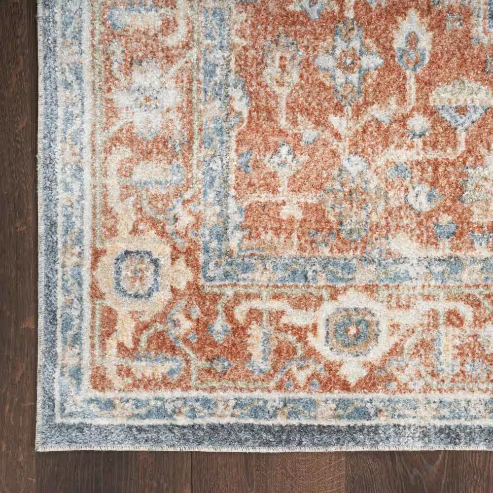 Astra Machine Washable Doormat 2 Ft. X 4 Ft. Vintage Persian Kitchen Area Rug
