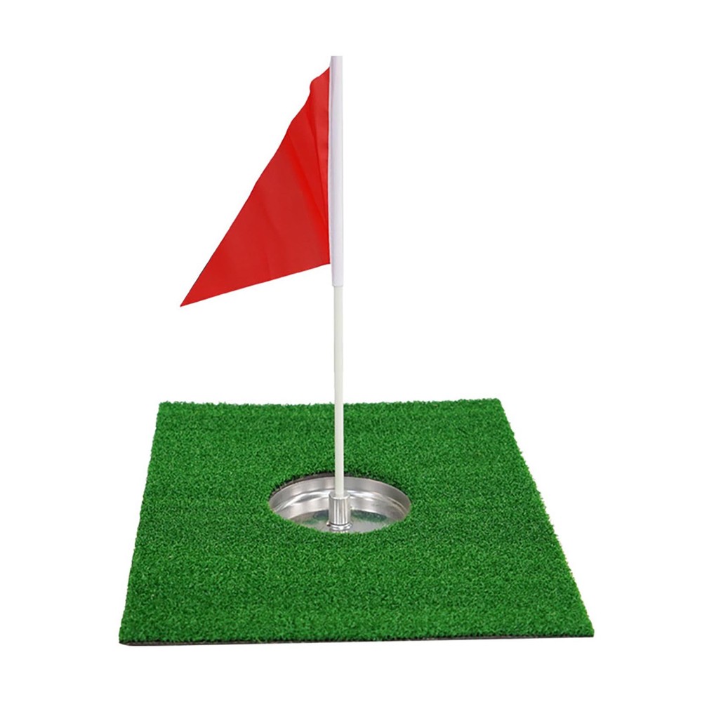 Golf Turf Mat Flagstick Practice Mat Golf Slope Practice Mat Backyard Golf Mat