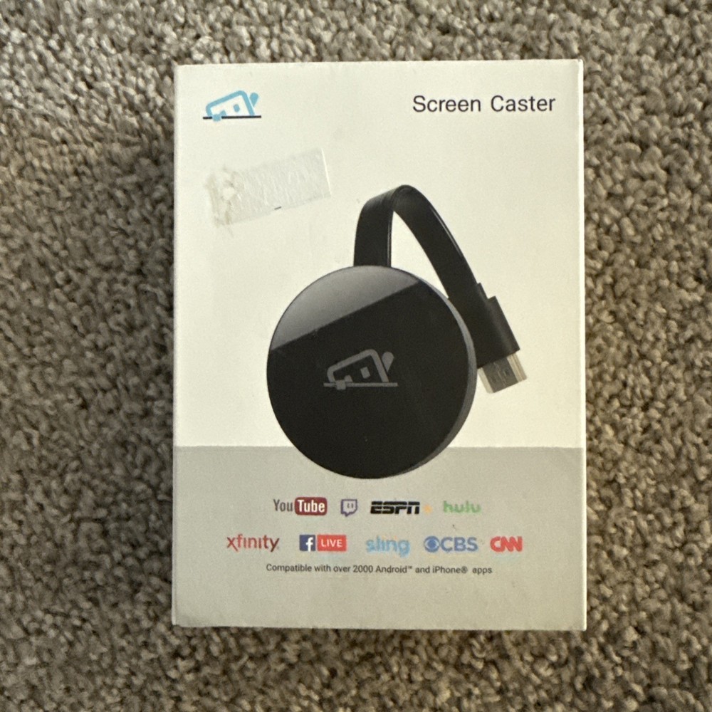 TV Buddy Screen Caster Streaming Device to your TV HDMI Android Iphone Apps