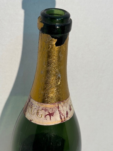 Krug Private Cuvee Extra Sec 750 ml Empty Bottle 1949