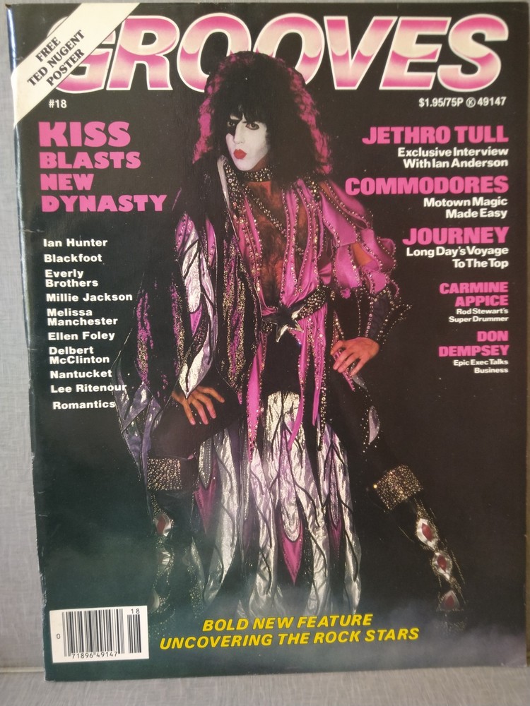 KISS Grooves Magazine #18. Incomplete. Missing NON-KISS pages.