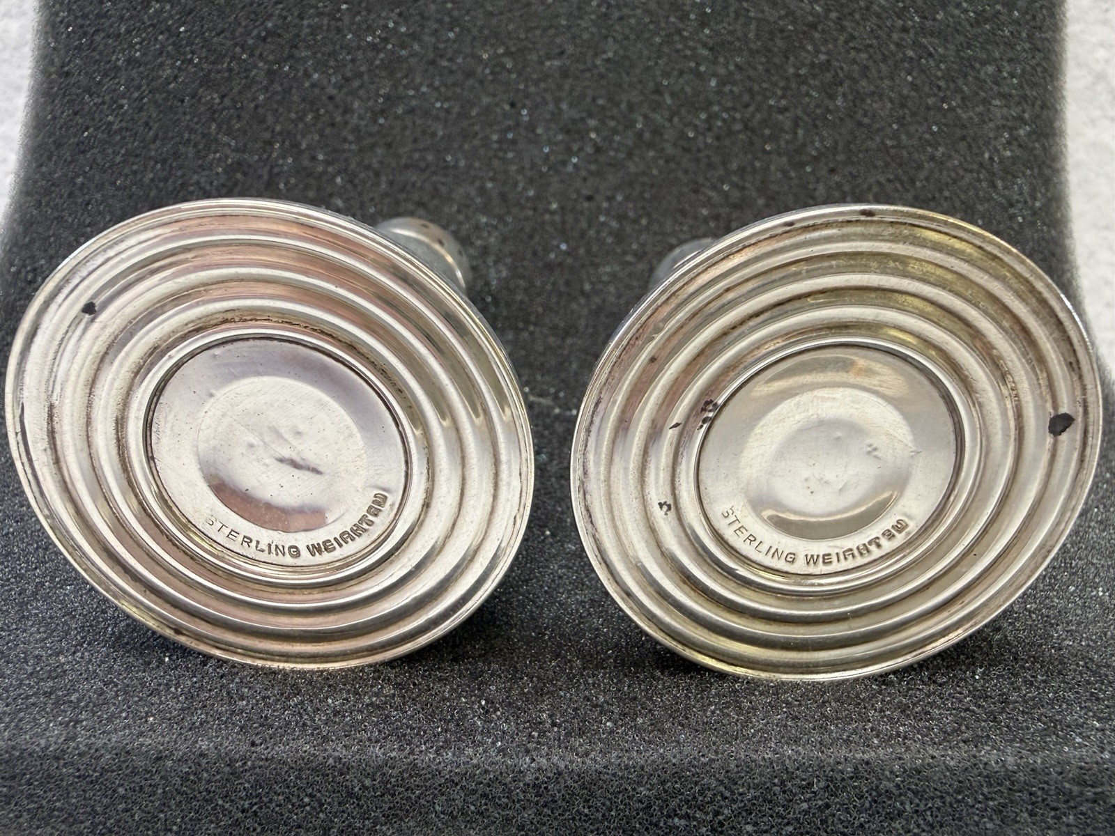 Sterling Silver Weighted Salt & Pepper Shakers