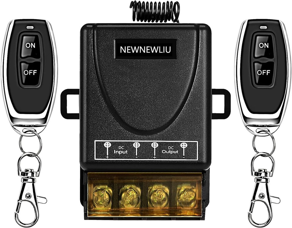 12 Volt Remote Switch Wireless,Dc12V/24V/48V/72V/30A Relay,Remote Control Switch