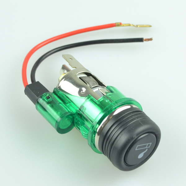 12v Illuminated Car Cigarette Cigar Lighter Socket Replacement Kit Light Up