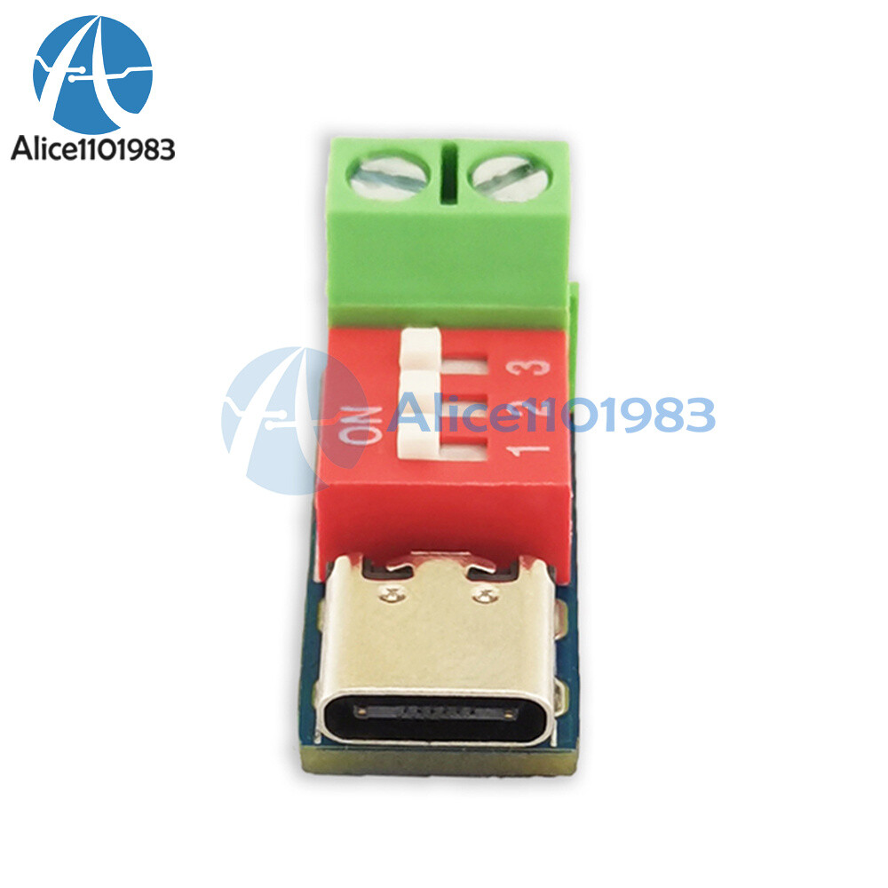 1-10PCS USB-C PD Trigger Board Module PD/QC Decoy Board Fast Charge USB Type-C