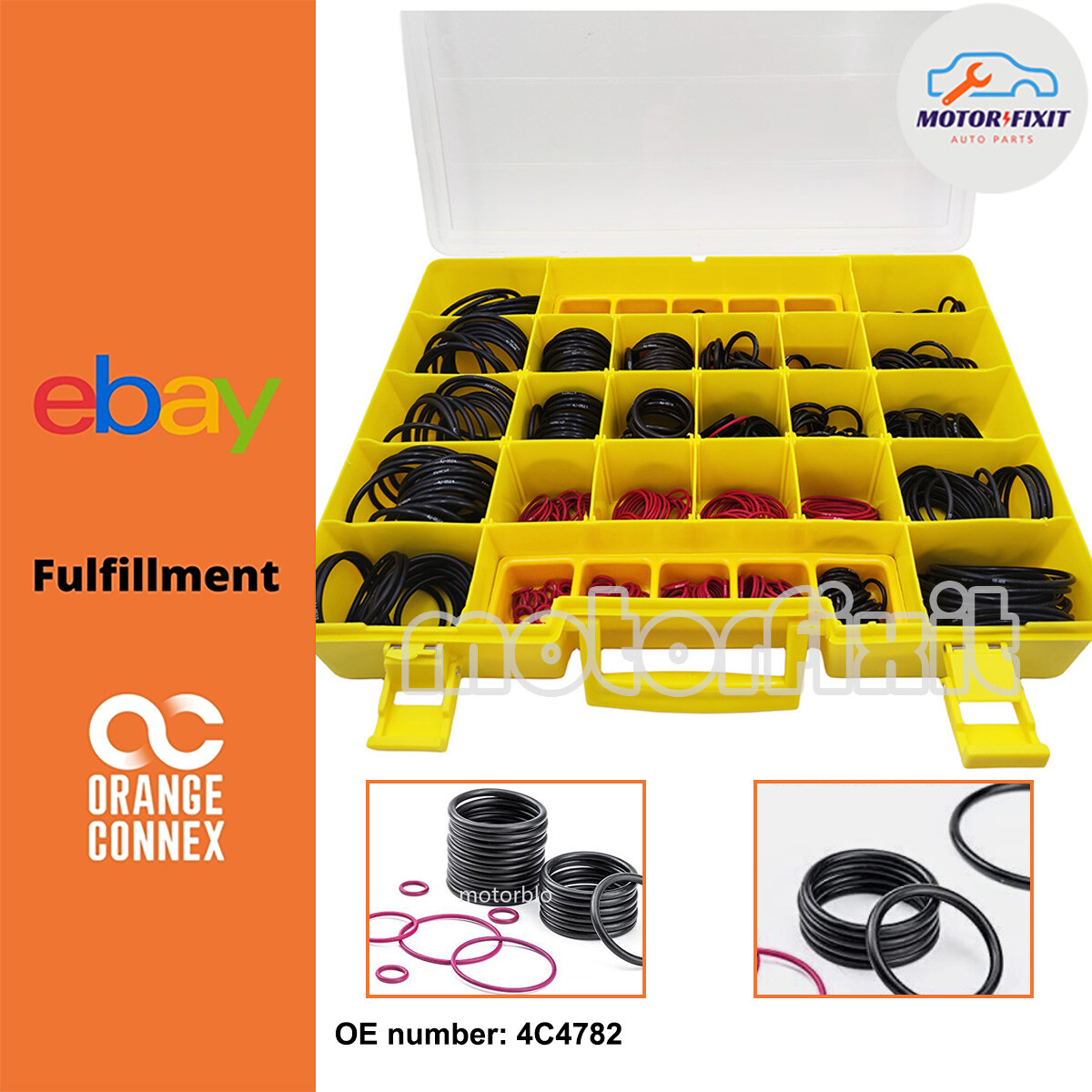 4C-4782 Seal O-Ring Kit Nitrile 90 Hydraulic Hose Fitting Orings CAT Caterpillar