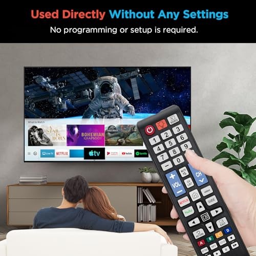 BN59-01315A Universal Backlit Remote Control for Samsung TV Remote Replacement