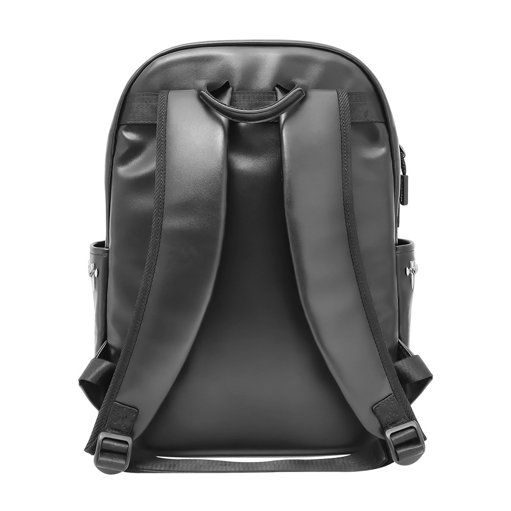 PU leather Multi-Functional Waterproof Motorcycle Backpack Travel Bag