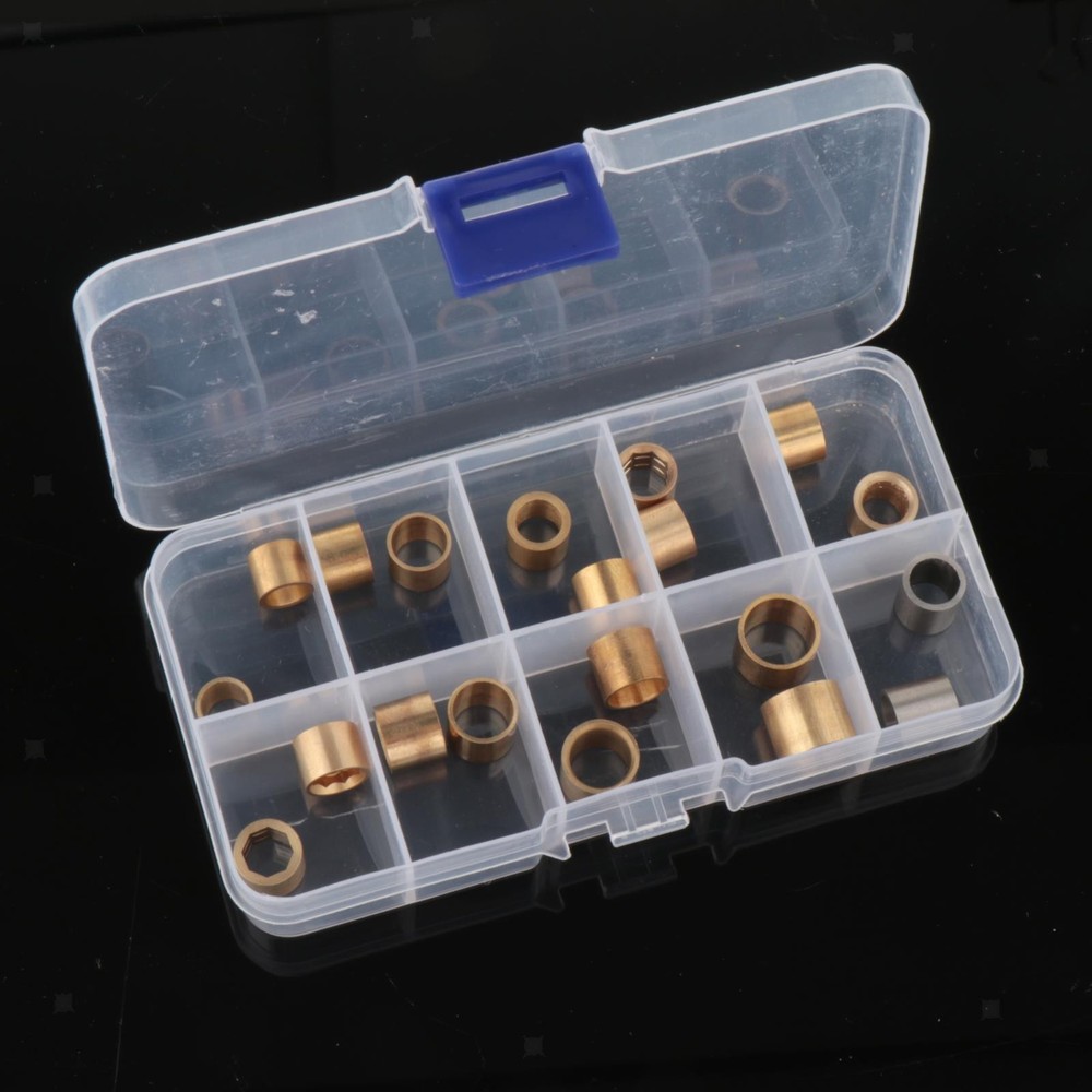 20x Copper Pool Cue Ferrules Pool Supplies Billiard Cue Tips