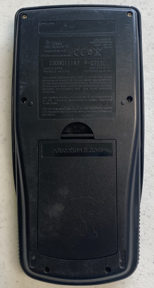 TEXAS INSTRUMENTS TI-83 Plus Graphing Calculator Black Tested Working