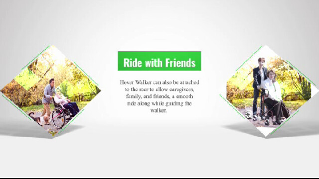 HOVER WALKER powered Mobility Walker Attachment