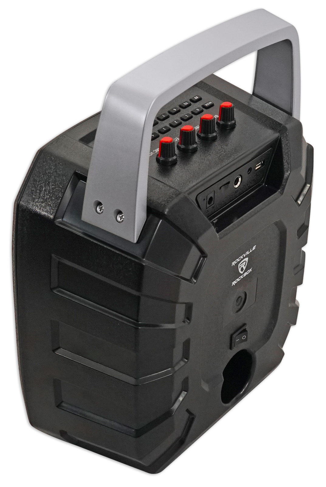 Rockville ROCKBOX 6.5" 100 Watt Portable Rechargeable Bluetooth Speaker w USB/SD