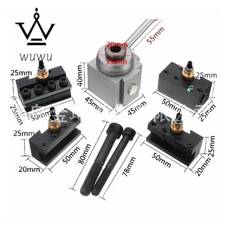 Multi-function Lathe Equipment Tools CNC Lathe Mini Quick Change Tool Holder